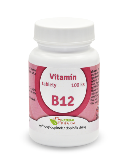 Natural Pharm Vitamin B12 100 a 200 tablet