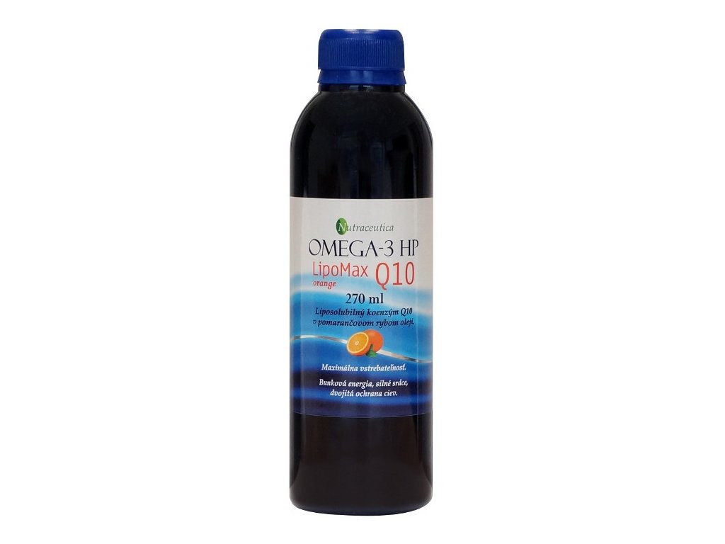 rybí olej omega-3 lipomax q10