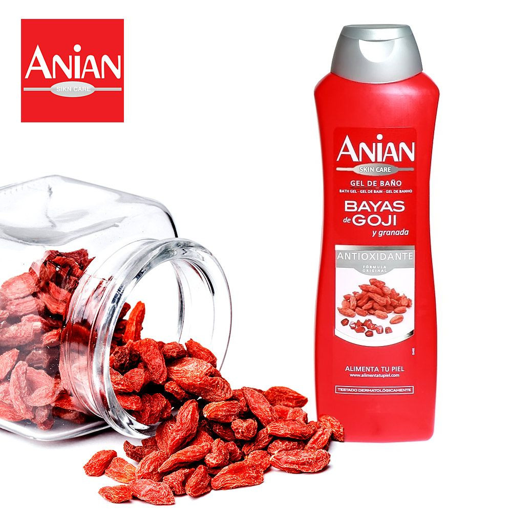 antioxidačný sprchový gél anian s goji a granátovým jablkom 750 ml