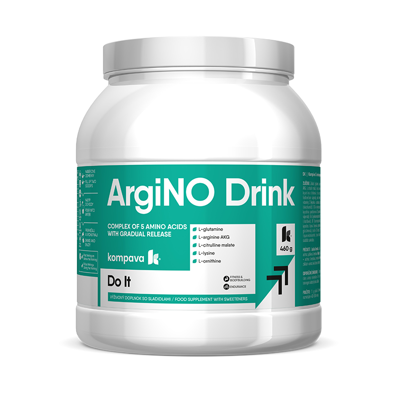 kompava ArgiNO drink - aminokyselinový práškový nápoj 350g