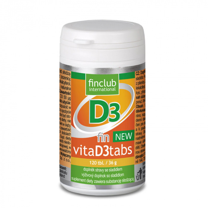 Finclub fin VitaD3tabs NEW (vitamin D3) 120 tablet