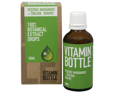 vitamin bottle pestrec mariánsky a žihľava kvapky 50 ml