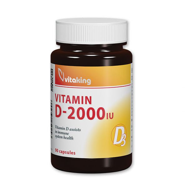 Vitaking Vitamin D3 2000 90 kapslí