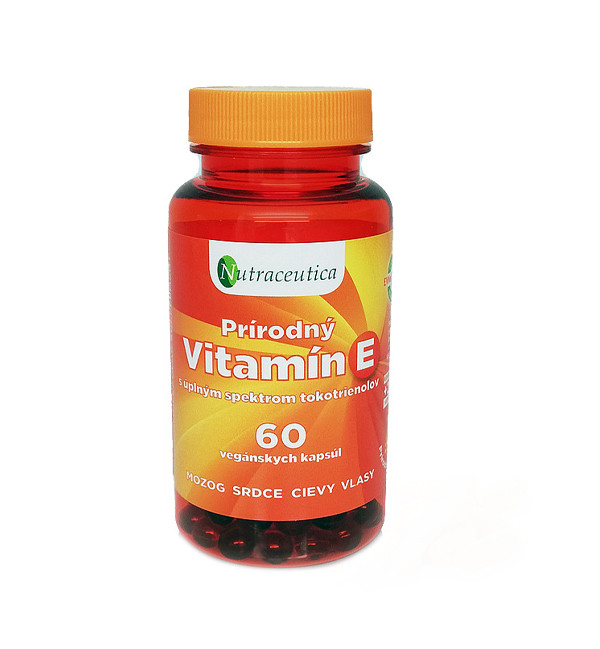 Nutraceutica Prírodný vitamín E 60 kapsúl