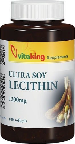 sójový lecitín vitaking 100 kapsúl 1200 mg