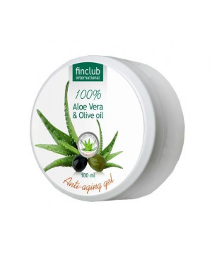 Finclub Anti-aging gel proti stárnutí Aloe vera & olivový olej 100 ml	