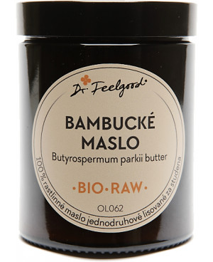 Dr. Feelgood Bambucké máslo BIO RAW 180 ml	