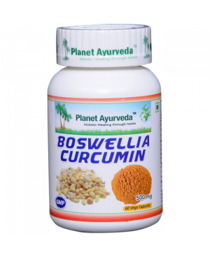 Planet Ayurveda Boswellia-Curcumin extrakt 10:1 500 mg 60 kapslí	