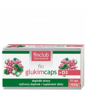 Finclub fin Glukimcaps+D3 10 kapslí	