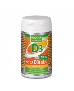 Finclub fin VitaD3tabs NEW (vitamin D3) 120 tablet	