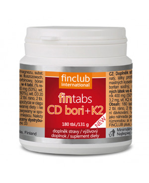 Finclub Fintabs CD bori+K2 NEW 180 tablet	