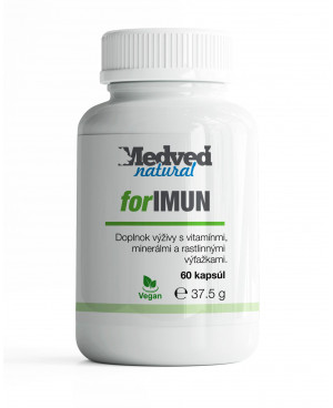 Medveď natural ForIMUN (na imunitu) 60 kapslí	