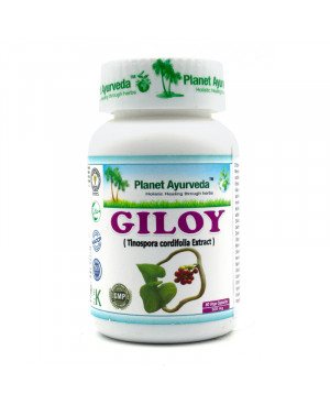 Planet Ayurveda Giloy (Guduchi) extrakt 10:1 500 mg 60 kapslí	