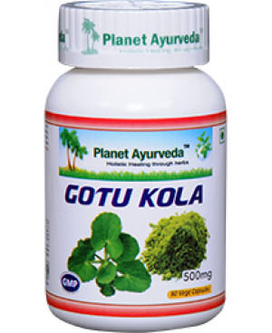 Planet Ayurveda Gotu Kola extrakt 500 mg 60 kapslí	