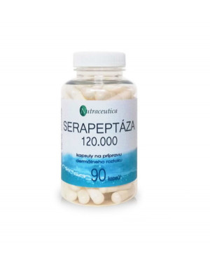Nutraceutica Serapeptáza 120 000 SPU 90 kapslí	