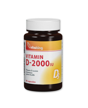 Vitaking Vitamin D3 2000 90 kapslí	